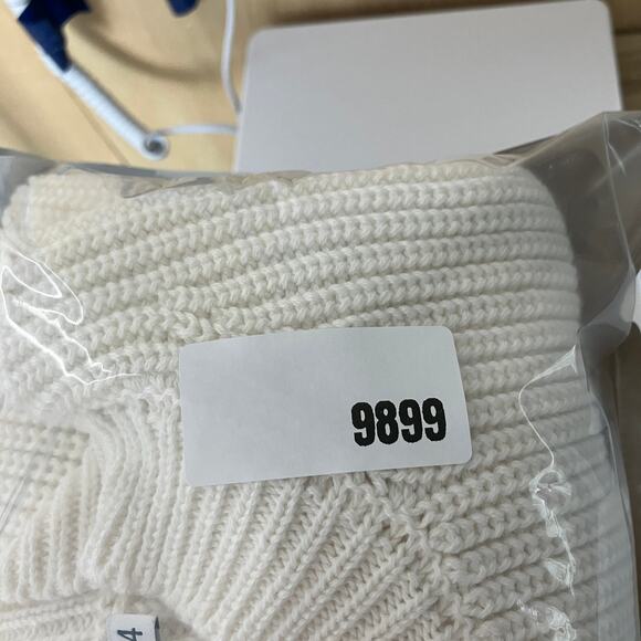 INDEE Girls Knit Sweater Size 14Y Ivory Multicolor Striped Made in Italy Color - Picture 7 of 7